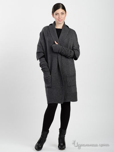 Кардиган Twin-Set Girl, цвет темно-серый