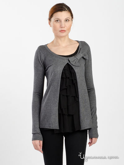 Кардиган Twin-Set Girl, цвет серый