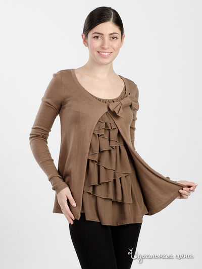 Кардиган Twin-Set Girl, цвет Хаки