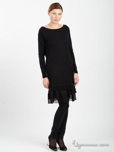 Платье Twin-Set Girl, цвет черный