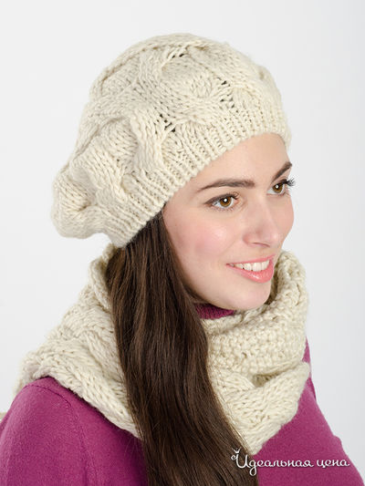 Берет Twin-Set Girl, цвет светло-бежевый