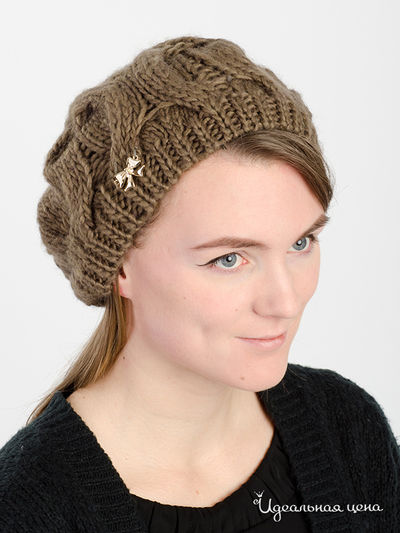 Берет Twin-Set Girl, цвет Коричневый