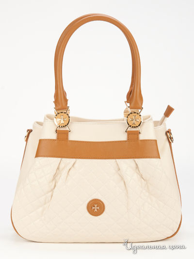 Сумка Vasheron, цвет кремовая, коричневая