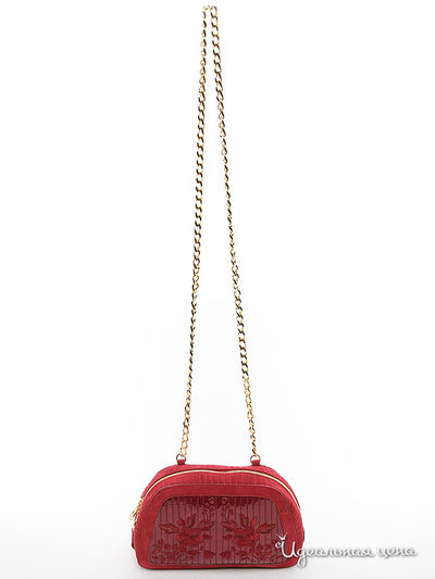 Сумка Valentino Orlandi, цвет вишневая