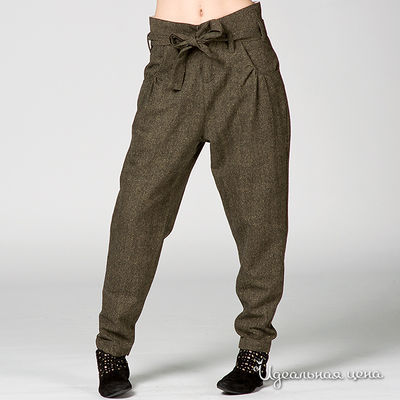 Брюки not the same, цвет цвет хаки