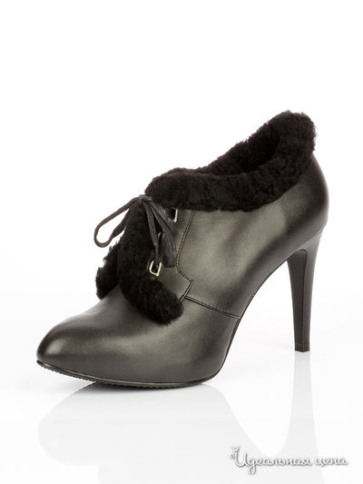 Полуботинки с мехом Milana, цвет черный