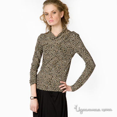 Блуза not the same, цвет цвет бежевый / голубой