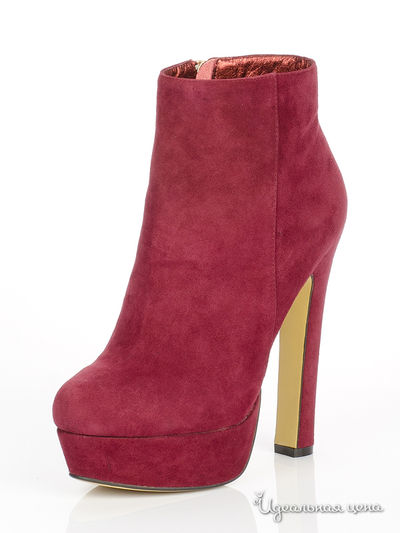 Ботинки Milana, цвет бордовый