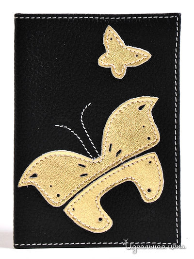 Обложка на паспорт Cheribags, цвет черный, бежевый