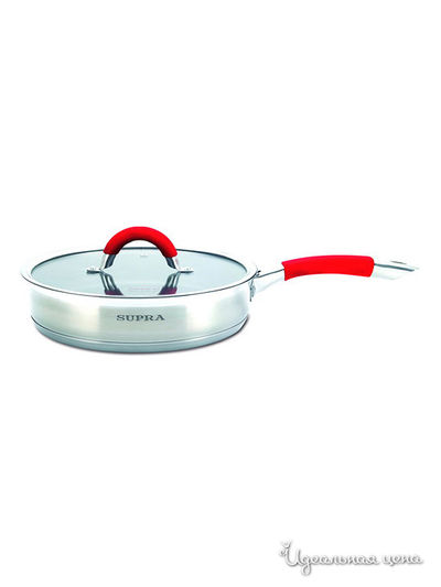 Сотейник Supra, цвет стальной