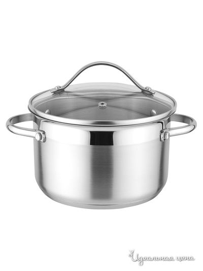 Кастрюля Winner, цвет стальной