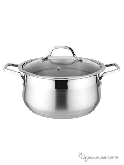 Кастрюля Winner, цвет стальной