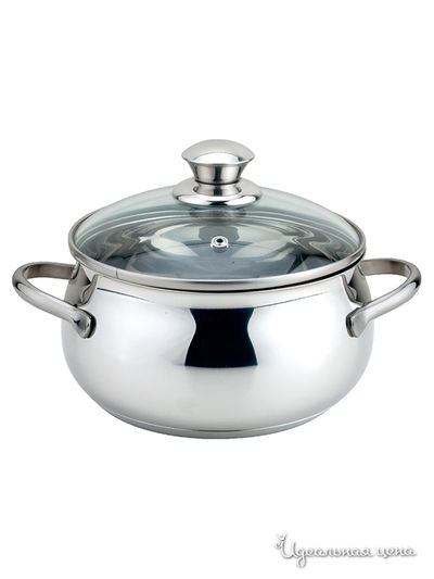 Кастрюля Winner, цвет стальной