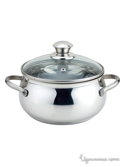 Кастрюля Winner, цвет стальной