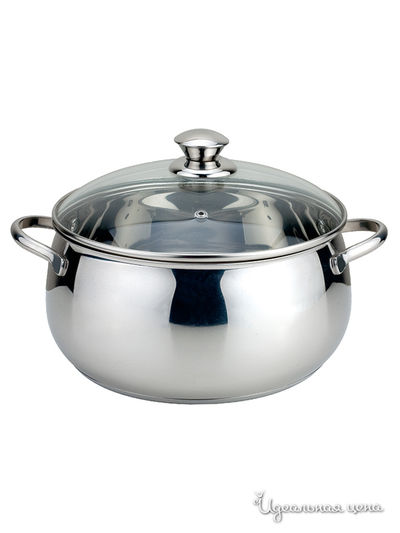 Кастрюля Winner, цвет стальной