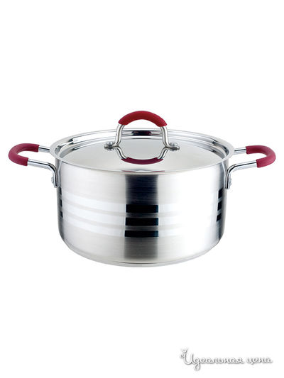 Кастрюля Winner, цвет стальной