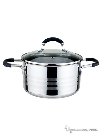 Кастрюля Winner, цвет стальной