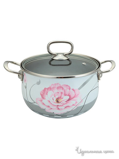 Кастрюля Winner, цвет цветной рисунок