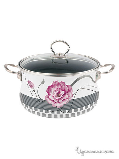 Кастрюля Winner, цвет цветной рисунок