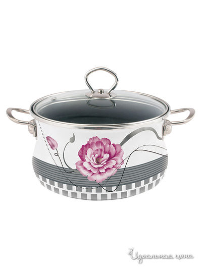 Кастрюля Winner, цвет цветной рисунок