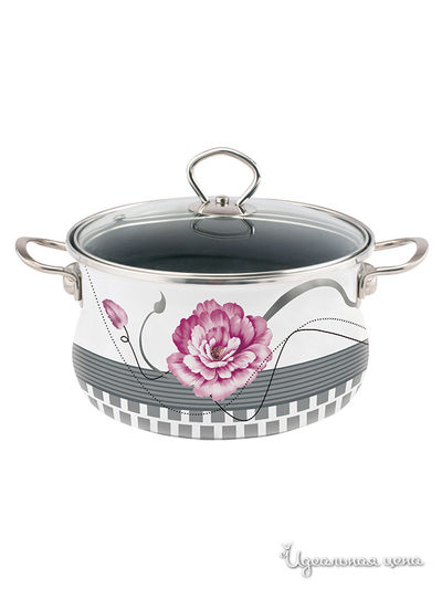 Кастрюля Winner, цвет цветной рисунок