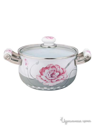 Кастрюля Winner, цвет цветной рисунок