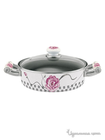 Кастрюля Winner, цвет цветной рисунок