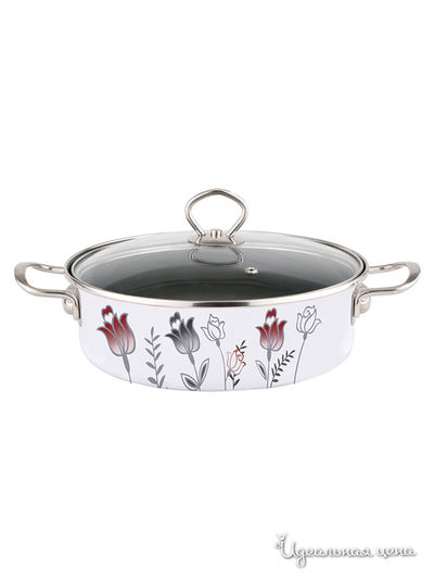 Кастрюля Winner, цвет цветной рисунок