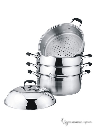 Пароварка Winner, цвет стальной