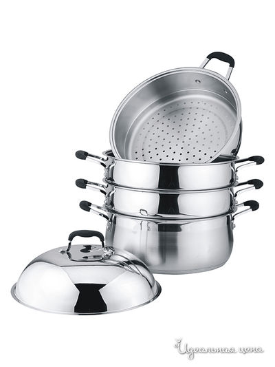 Пароварка Winner, цвет стальной