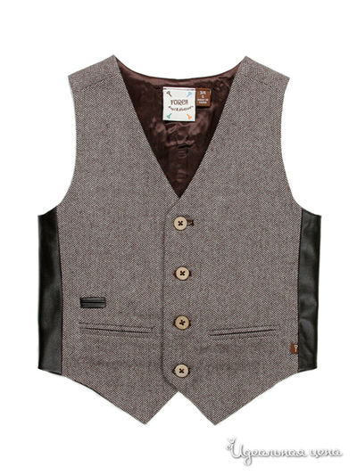 Жилет Fore!! Axel & Hudson, цвет коричневый