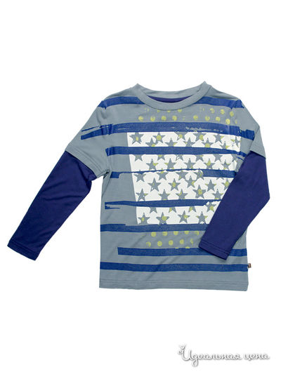 Лонгслив Fore!! Axel & Hudson, цвет серый, синий