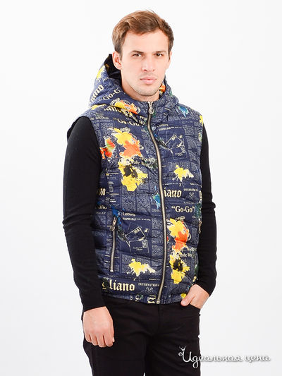 Жилет Galliano, цвет синий