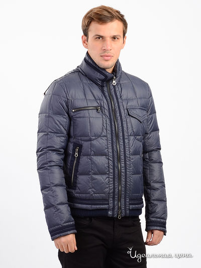 Пуховик Ermanno Scervino, цвет синий