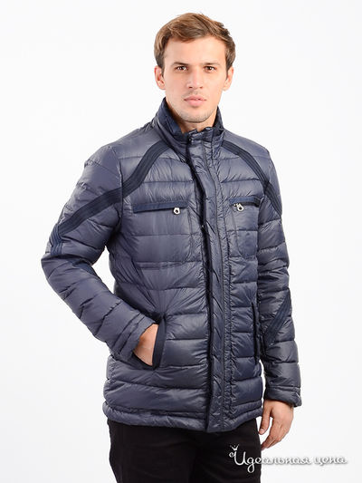 Пуховик Ermanno Scervino, цвет синий