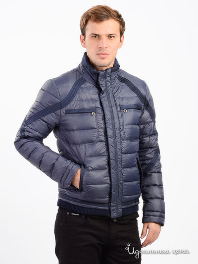 Пуховик Ermanno Scervino, цвет синий