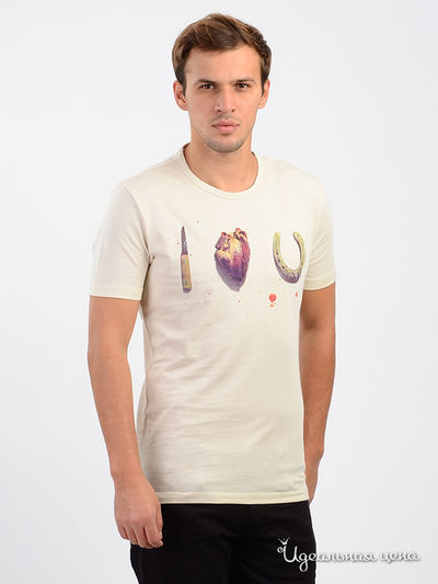 Футболка Costume National, цвет бежевый