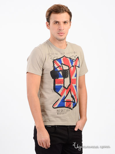 Футболка Galliano, цвет бежевый