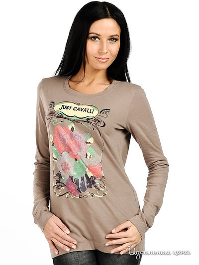 Лонгслив Just Cavalli, цвет какао