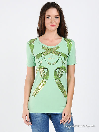 Футболка GF Ferre, цвет зеленый