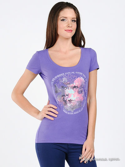 Футболка Costume National, цвет фиолетовый