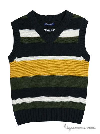 Жилет Gulliver, цвет темно-синий, темно-зеленый, горчичный