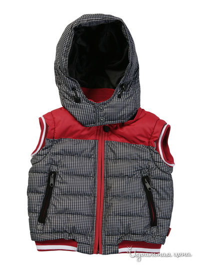 Жилет Gulliver, цвет серый, красный