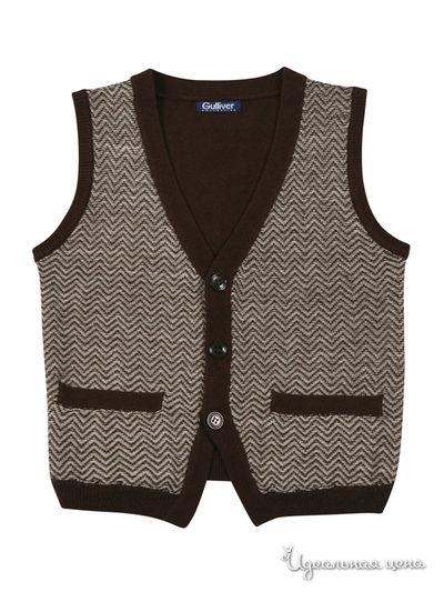 Жилет Gulliver, цвет Коричневый