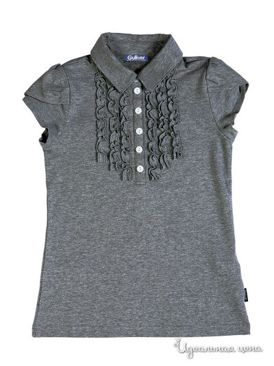 Поло Gulliver, цвет серый