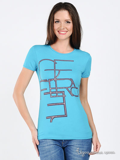 Футболка GF Ferre, цвет Бирюза