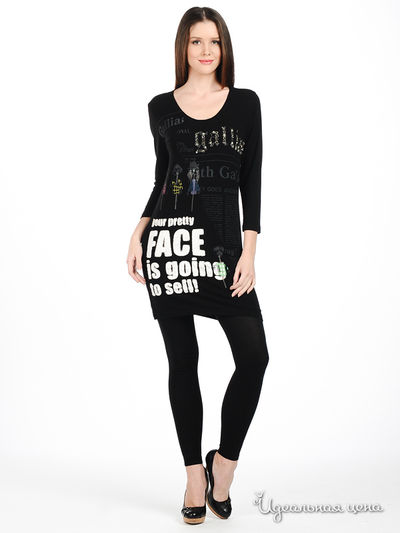 Футболка Galliano, цвет черный