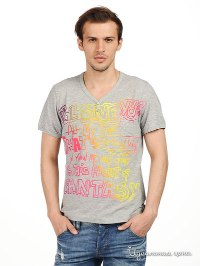 Футболка Galliano, цвет серый