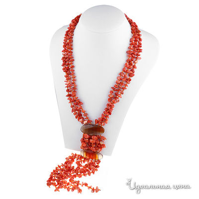 Колье Migura, цвет цвет оранжевый