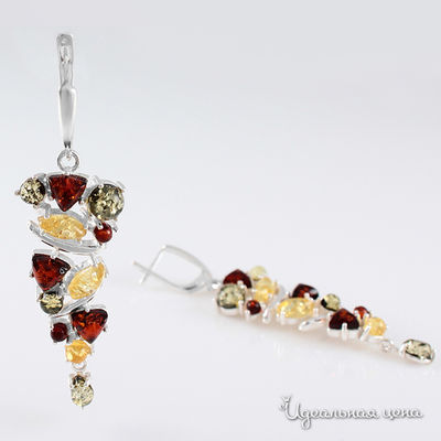 Серьги Эсмеральда, цвет мультиколор